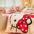 thumbnail image 5 of Creative new Hello kitty double-sided milk velvet four-piece set for couples light and comfortable double bed four-piece set, 5 of 5