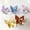 PINK+Yellow+Blue+AMBER+WHITE+Green, variant on Sufanic Crystal Butterfly Ornaments Crafts Glass Paperweight Home Wedding Decoration