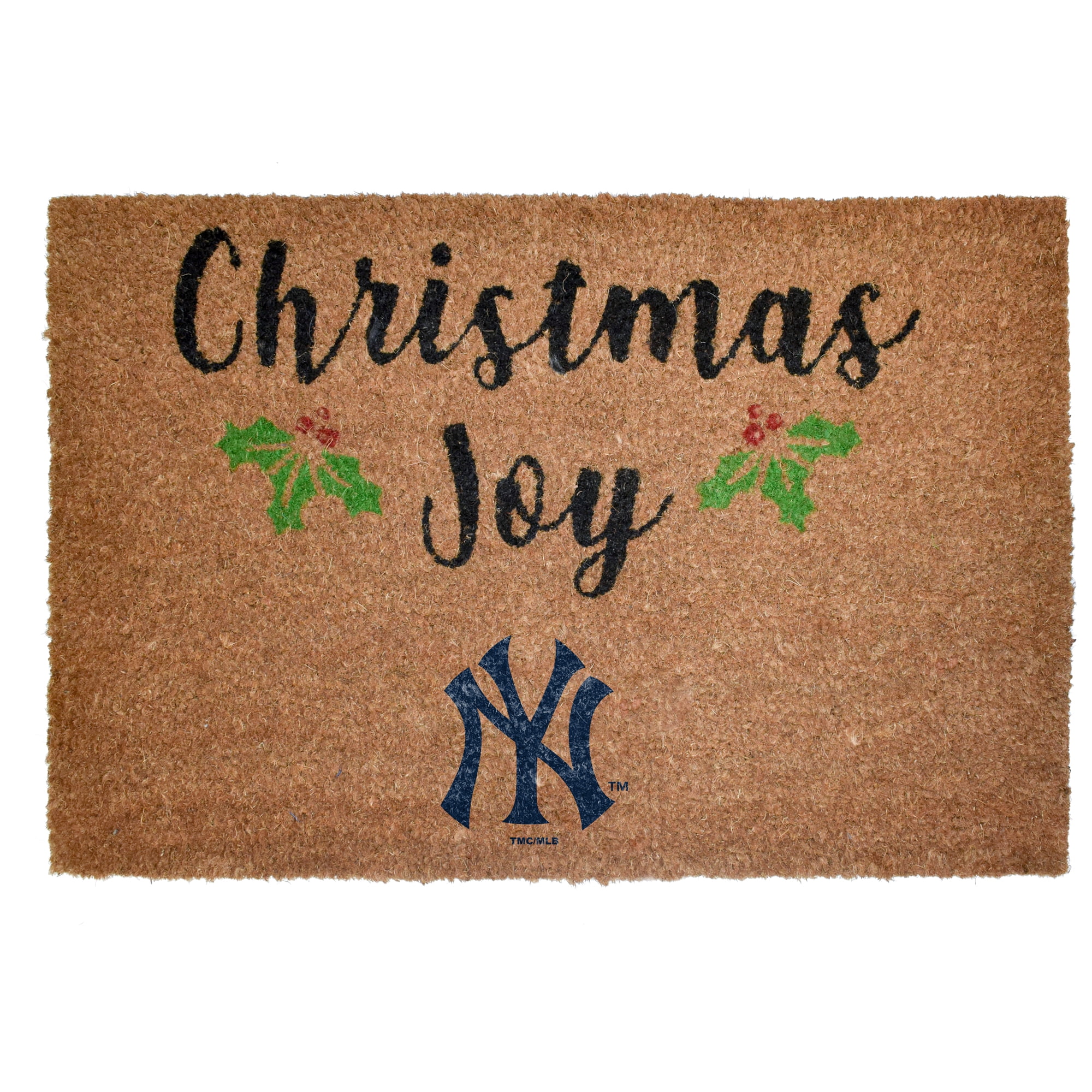 FanMats MLB New York Yankees Rubber Door Mat - 18 x 30 in