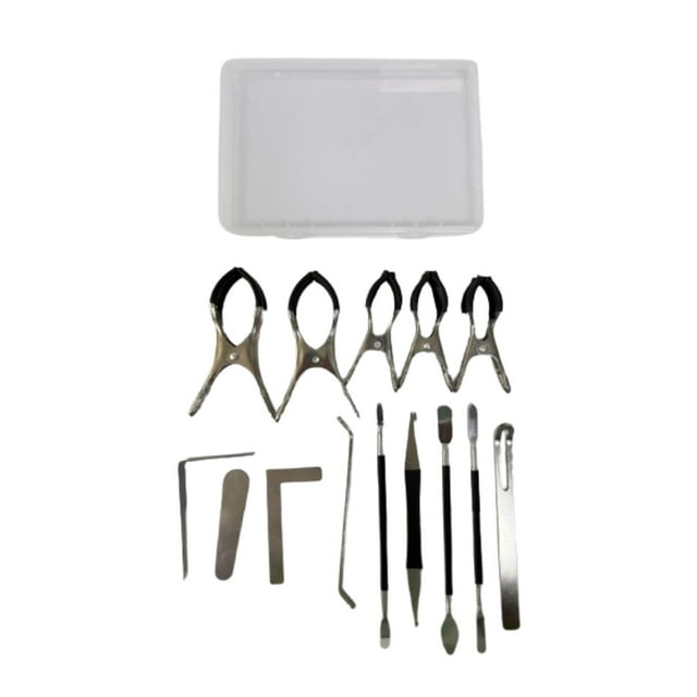Juego de herramientas de reparación de saxofón de 14 piezas, kit de reparación de saxofón, accesorios para instrumentos, ajuste de llave de saxofón