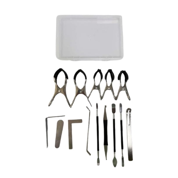 14x conjunto de herramientas de reparación de saxofón herramientas de reparación de nivelación accesorios de instrumentos reparación Kit de reparación