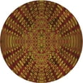 thumbnail image 1 of Ahgly Company Machine Washable Indoor Square Transitional Crimson Red Area Rugs, 3' Square, 1 of 7