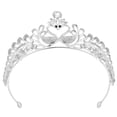 thumbnail image 1 of MasteelfCA 1pc Rhinestone Crown Headdress Swan Modeling Tiara Wedding Crown Headdress, 1 of 8
