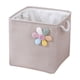 thumbnail image 2 of Cesta de tela plegable para el hogar | Organizador cúbico de 33 x 33 x 33 cm para ropa, juguetes y habitación infantil | Cesto de ropa plegable con asas en gris, caqui y rosa, 2 of 6
