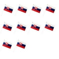 thumbnail image 3 of Slovakia Hand Held Flag,10pc flags on sticks,yard flags with pole,Hand Held Stick Flags for Patriotic,Parades Parties National Flags,mini flags,flags outdoor decorations,festival celebration flags, 3 of 6