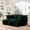 Green2, variant on Gewnee Modern Slipcovered Plain Chenille Deep Seat 2-Seat Sofa Couches with Upholstered Cushion&Detachable Cover,Comfy Sofa Couch for for Living Room