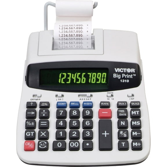 Victor 1310 Big Print Commercial Printing Calculator