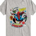 thumbnail image 3 of Marvel Spider-Man - Stickers Style - Toddler And Youth Short Sleeve Graphic T-Shirt, 3 of 5