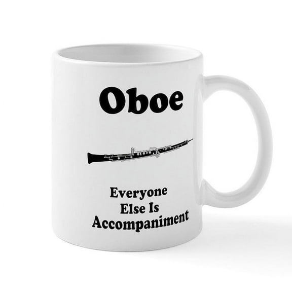 CafePress - Oboe Gift Mug - 11 oz Ceramic Mug - Novelty Coffee Tea Cup