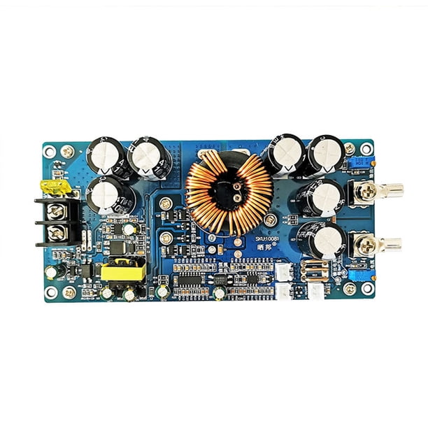 Scienceny Convertidor de voltaje ajustable Universal de 800 W, módulo reductor de repuesto, regulador de fuente de alimentación, componente electrónico Herramientas eléctricas Scienceny TO010723-01