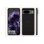 Unlocked Google Pixel 8 Cell Phone, 4575 mAh Battery, 8 GB RAM, 256 GB Storage, Obsidian