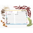 thumbnail image 4 of Inkdotpot Recipe Card 6x4 inch Single-Sided Recipe Design Cards White Floral Recipe Cards Wedding-Bridal Shower-Baby Shower- Pack of 50, 4 of 6