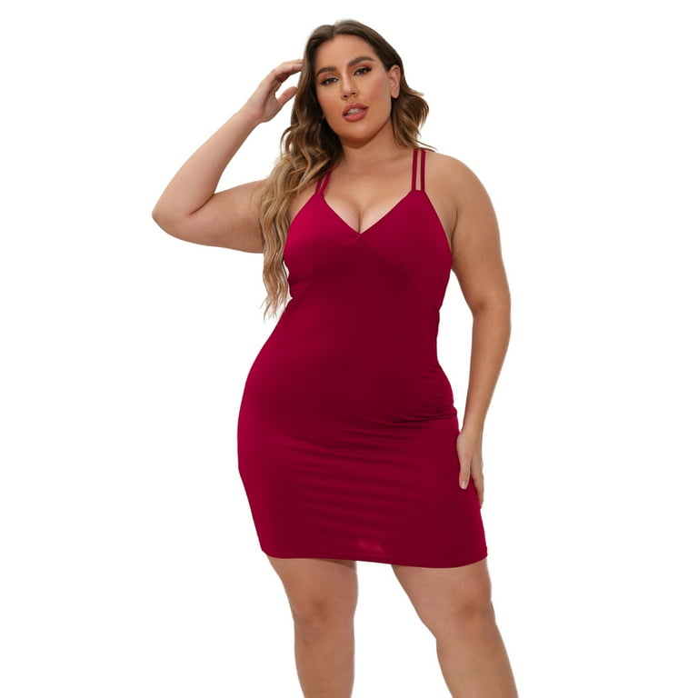 High-Elastic V-Neck Slim Bodycon Dress High-Elastic V-Neck Slim Bodycon Dress
