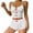 C101/White1, variant on XIYON Womens Pajama Sets Ribbed Pajama With Bow Detail Sleeveless Tank Top And Shorts Comfortable Loungewear For Home Or Out Comfy Pjs Outfits