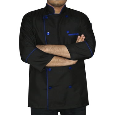 PN-05 Men's Black Chef Jacket/Light Weight Chef Coat
