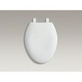 thumbnail image 2 of KOHLER K-4659-0 Bancroft with Quick-Release Hinges Elongated Toilet Seat, White, 2 of 4