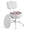 White, variant on Romorgniz Vanity Chair with Storage Height Adjustable Desk Chair with Wheels for Bedroom & Home Office, Pink