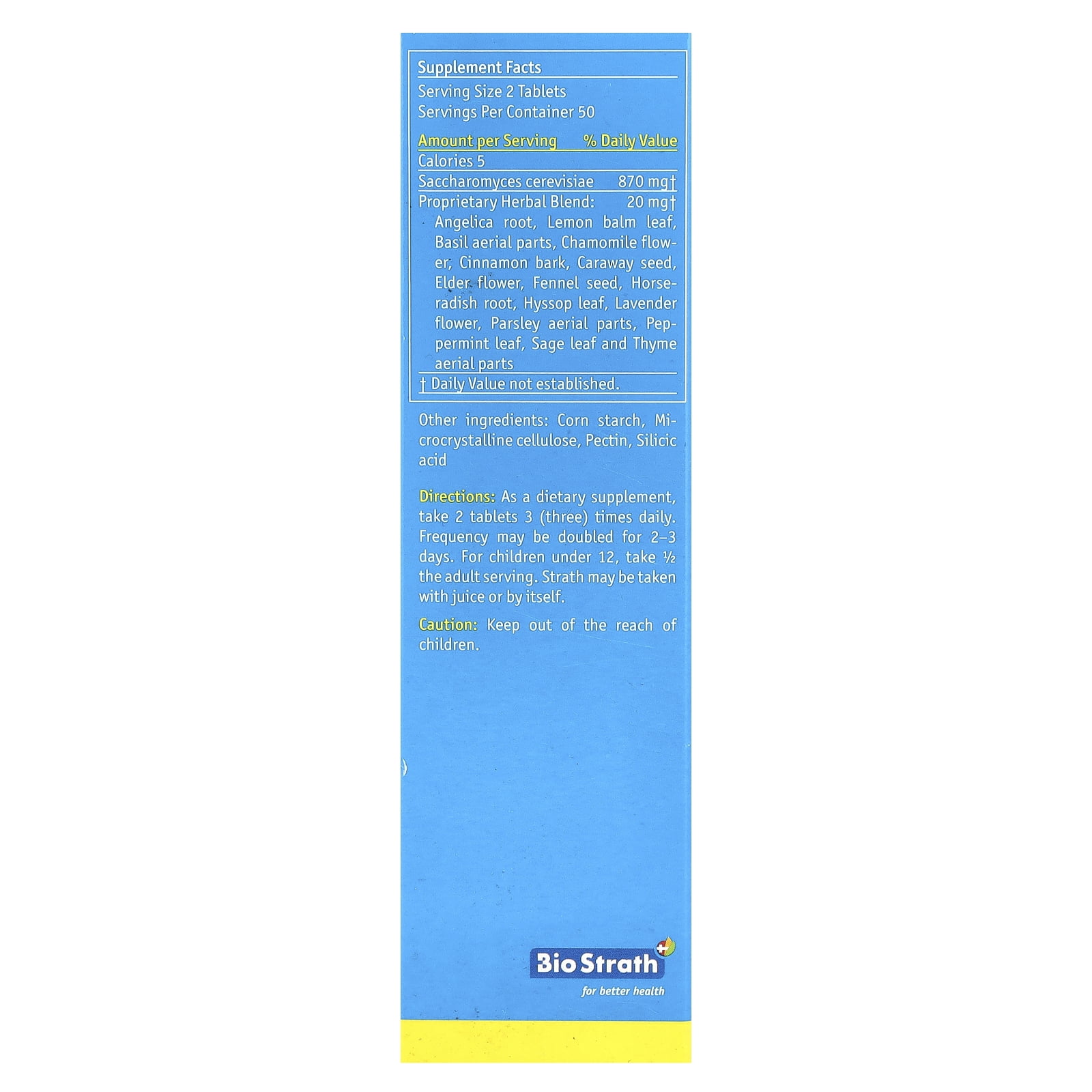 Bio-Strath Bio-Strath Tabletslets - 100 Tablets - Walmart.com