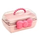 thumbnail image 4 of Estuche para joyas, organizador de pendientes, collares y joyas Rosa, 4 of 7