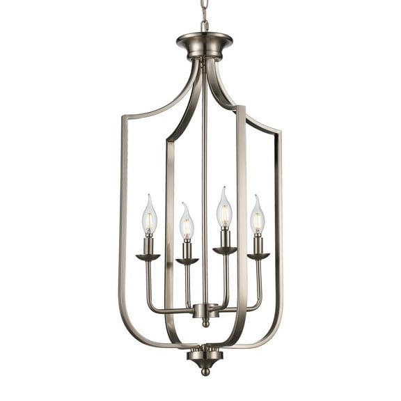 Trans Globe Lighting 11216 Hillcrest 4 Light 16" Wide Pendant - Nickel