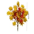 thumbnail image 3 of Qocolcyl Small Artificial Orange Maple Leaf Tree,Fall Halloween Harvest Front Porch Tabletop Decor,Farmhouse Outdoor Entryway Patio Thanksgiving Holiday Seasonal Ornament, 3 of 8