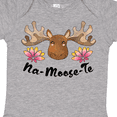 thumbnail image 4 of Inktastic Na-Moose-Te Cute Moose Greeting Boys or Girls Baby Bodysuit, 4 of 5