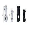thumbnail image 3 of 2 Sizes Available Manicure Fingernail Cutter Thick Hard Toenail Scissors Tools Stainless Steel Nail Clippers, 3 of 5