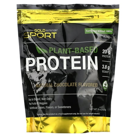 SPORT - Plant-Based Protein  Chocolate  2 lb Pouch  California Gold Nutrition