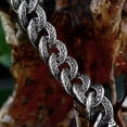 thumbnail image 3 of GKNET Vintage Nordic Viking Celtic Knot Fashion Men's Stainless Steel Cast Bracelet-18cm, 3 of 6