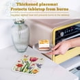 thumbnail image 6 of Spring Floral Pot Holders for Kitchen Heatproof Potholder, 2 Pack Rustic Tulip Butterfly Botanical Summer Hot Pads Multipurpose Oven Pads Cloth Potholders Trivet for Cooking and Baking, 6 of 8