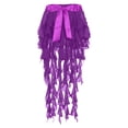thumbnail image 4 of QHFBli Women's Belly Dance Scarf Belt Skirt Latin Dance Belt Performance Tassel Wave Skirt, 4 of 4