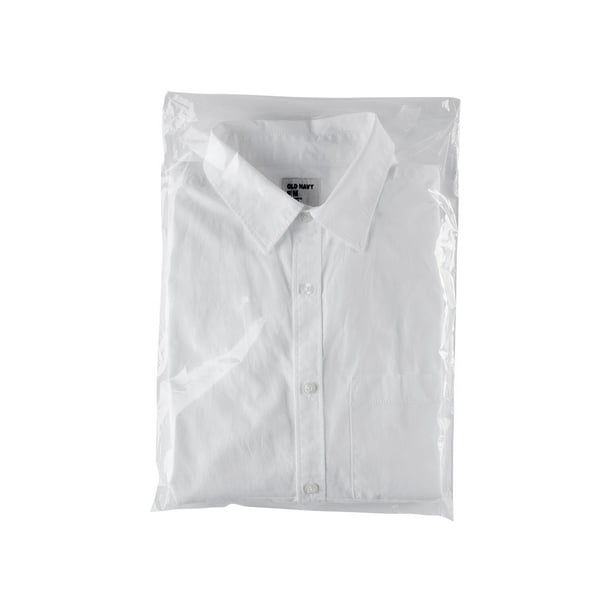 Clear Plastic Dress Shirt Bags - 12
