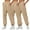 Khaki, variant on HAPIMO Women's Sports Activewear Loose Joggers Pants 3 Pack for Girls Fall Casual Trousers Pajamas Spring Sweatpants Teens High Waist Jog Pants Running Workout Beige L