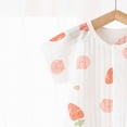 thumbnail image 5 of TOWED22 Baby Boys Girls Clothes Newborn Romper Solid Short Sleeve One Piece Jumpsuit Infant Summer Spring Outfits Red,3-6 M, 5 of 5