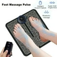 Foldable Rechargeable Remote Control Foot Massager for Muscle