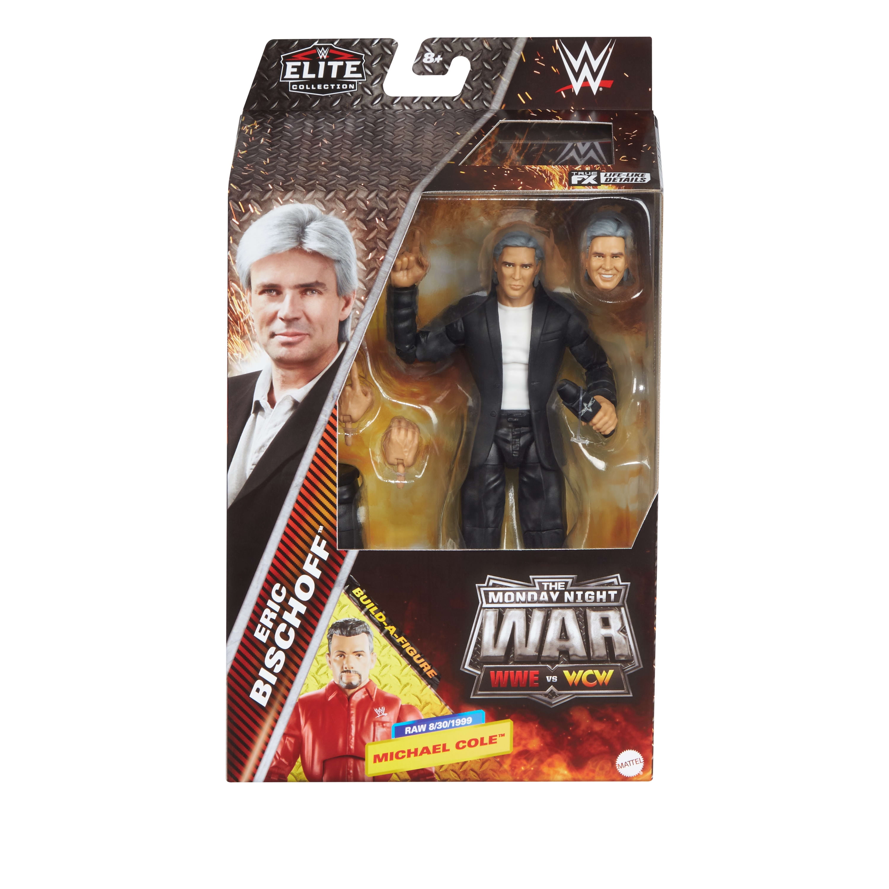 WWE Figurine articulée Élite Eric Bischoff Monday Night War-15cm - Exclusivité Walmart