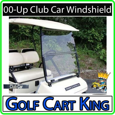 Club Car DS Golf Cart (Clear) Folding Flip Impact Modified Windshield