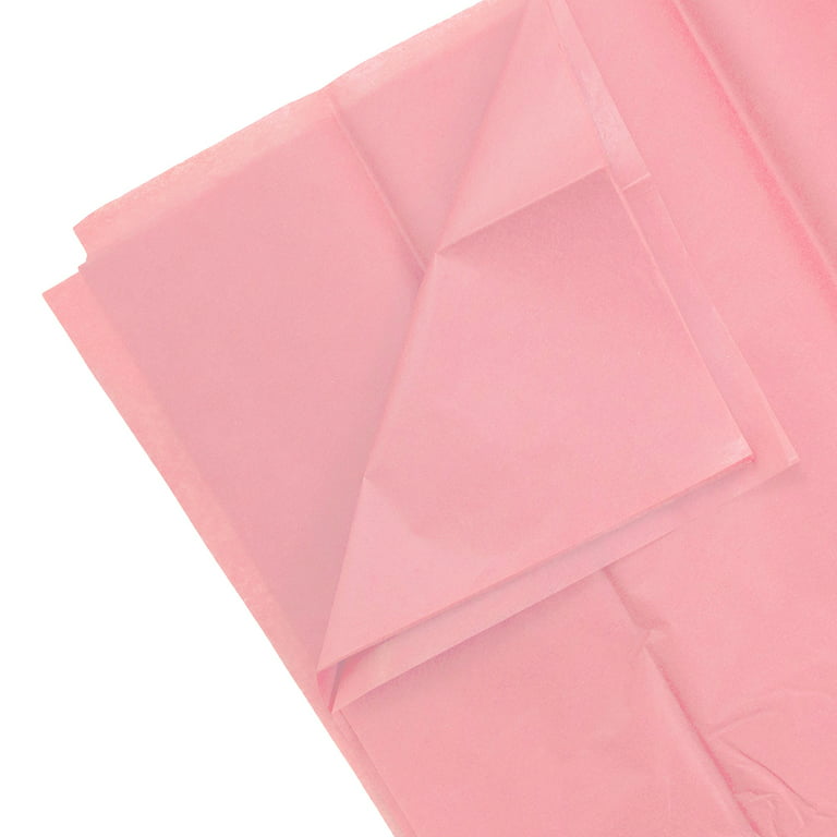 JAM Paper Gift Tissue Paper, Pink, 10 Sheets/Pack