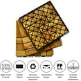 thumbnail image 4 of Segmart Deck Tiles, 12"x12" (10 Pack) Patio Pavers Solid Wood Outdoor Flooring Interlocking Patio Tiles, Checker Pattern Decking, Waterproof Balcony Flooring, Natural Color, SS2016, 4 of 11