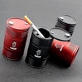 thumbnail image 3 of Ashtrays For SAAB 9-3 93 9-5 9 3 9000 9 5 Personalized oil drum car ashtray multifunctional metal stainless steel ashtray car accessories, 3 of 5