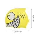thumbnail image 4 of Unique Bargains 1 Pc Waterproof Cartoon Fish Pattern Swim Cap Yellow, 4 of 6