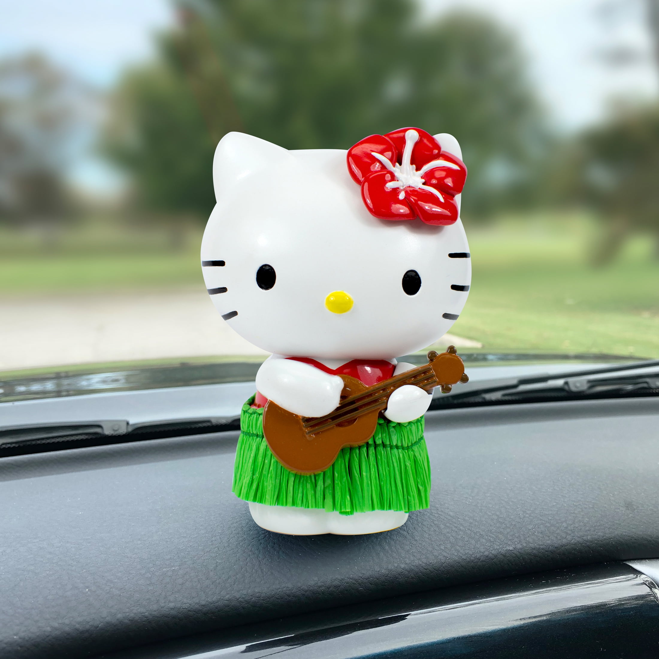 Hello Kitty Aloha Tropical Car Dashboard Ornament - Sanrio Auto