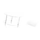thumbnail image 5 of Mesa Auxiliar De Acrílico Transparente Con Cestas Colgantes, Estantes Flotantes, Organizador De Baño De Metal, Cesta De Almacenamiento De Alambre Para Sala De Estar, Dormitorio O Encimera., 5 of 8