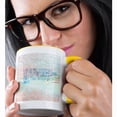 thumbnail image 2 of 3drose, Life Is Not Measured by Inspirational Words Motivational, 15oz Two-tone Yellow Mug, 2 of 6