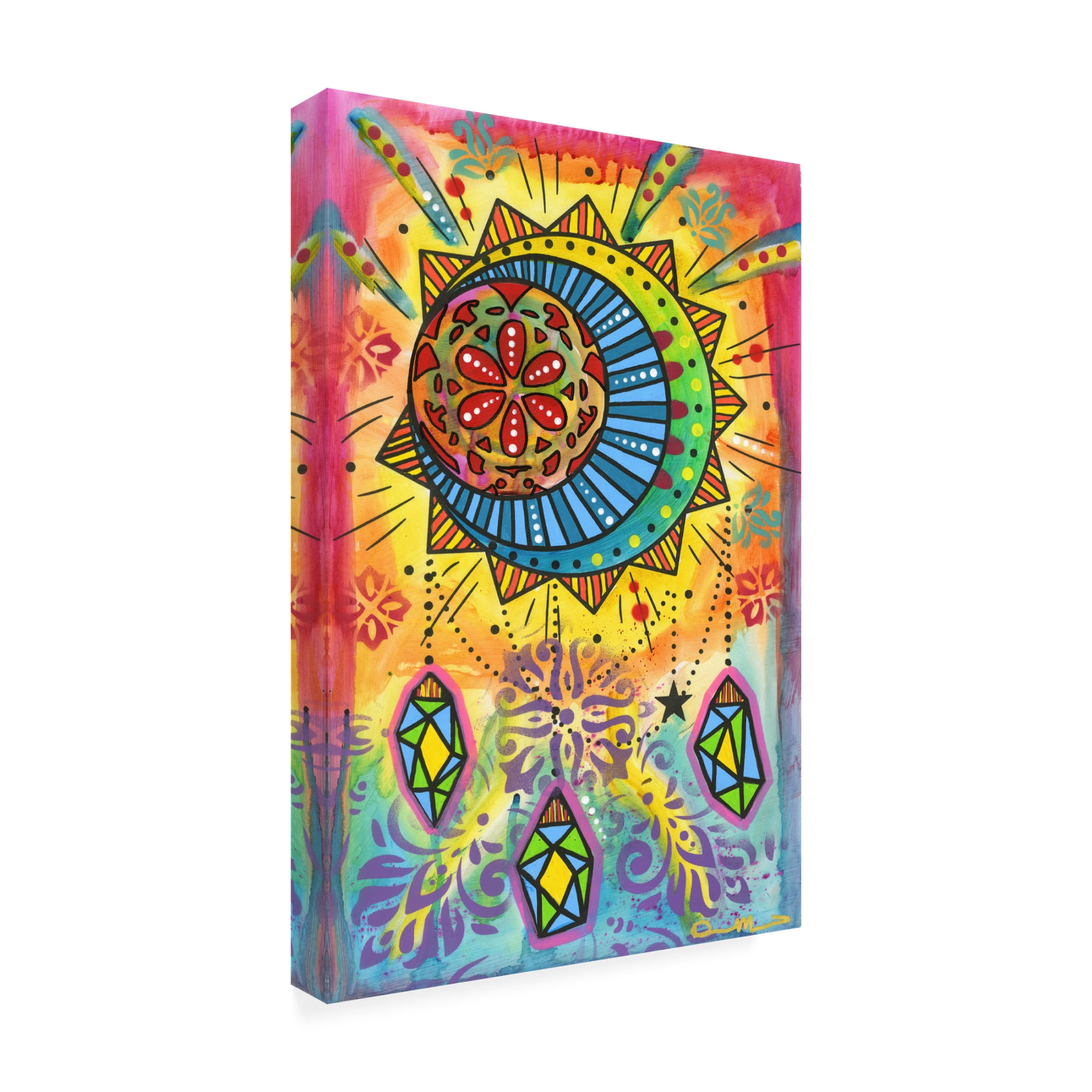 Canvas Wall Art - Dean Russo 'Cosmic Balance 6' Wall Art for Living Room, Bedroom, or Office Décor by Trademark Fine Art - 12 x 19 Inches