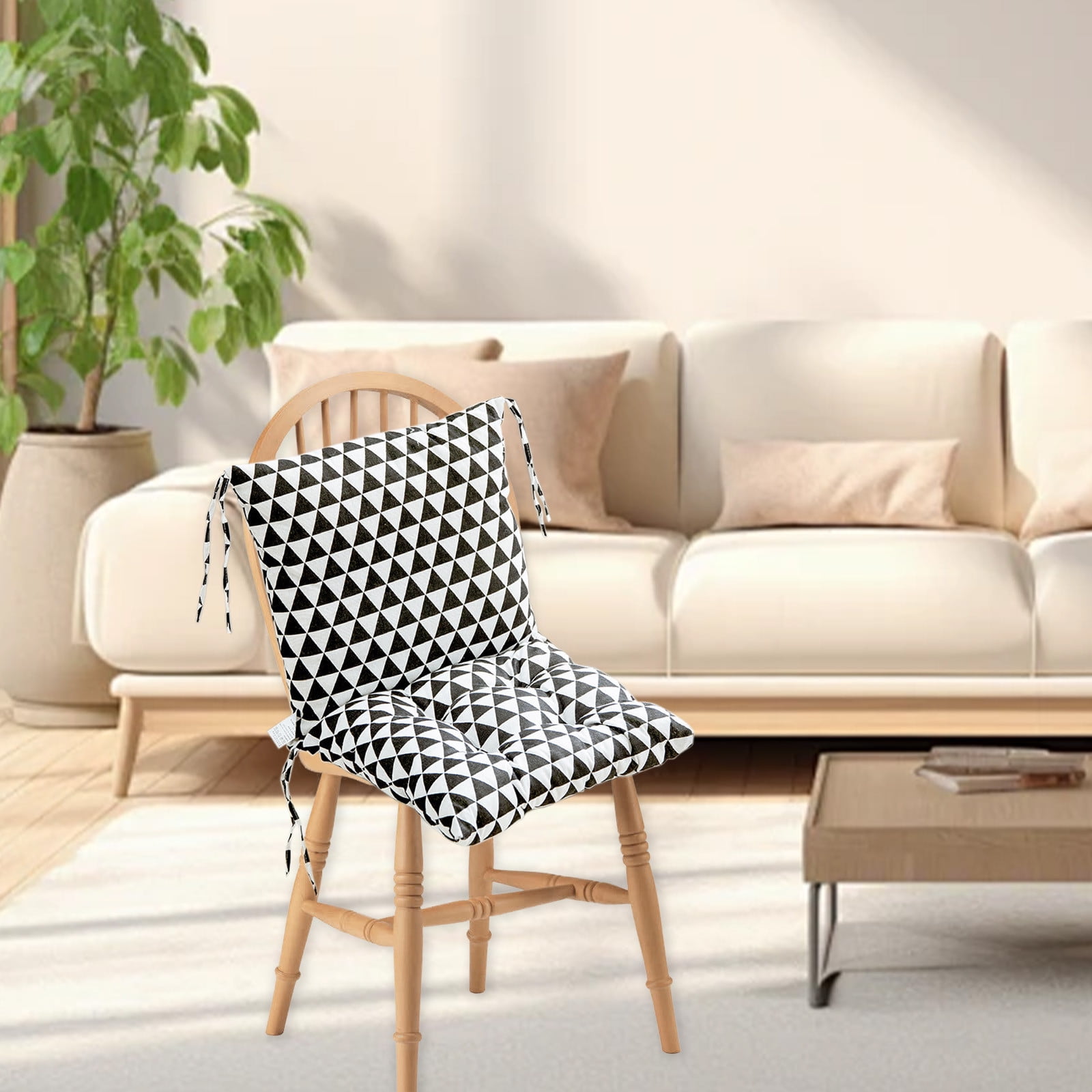 Outdoor High Back Chair Cushion Set, Waterproof Multi-Purpose Patio Seat Cushion, Rocking Chair and Swing Pad, Practical Porch Furniture Gift