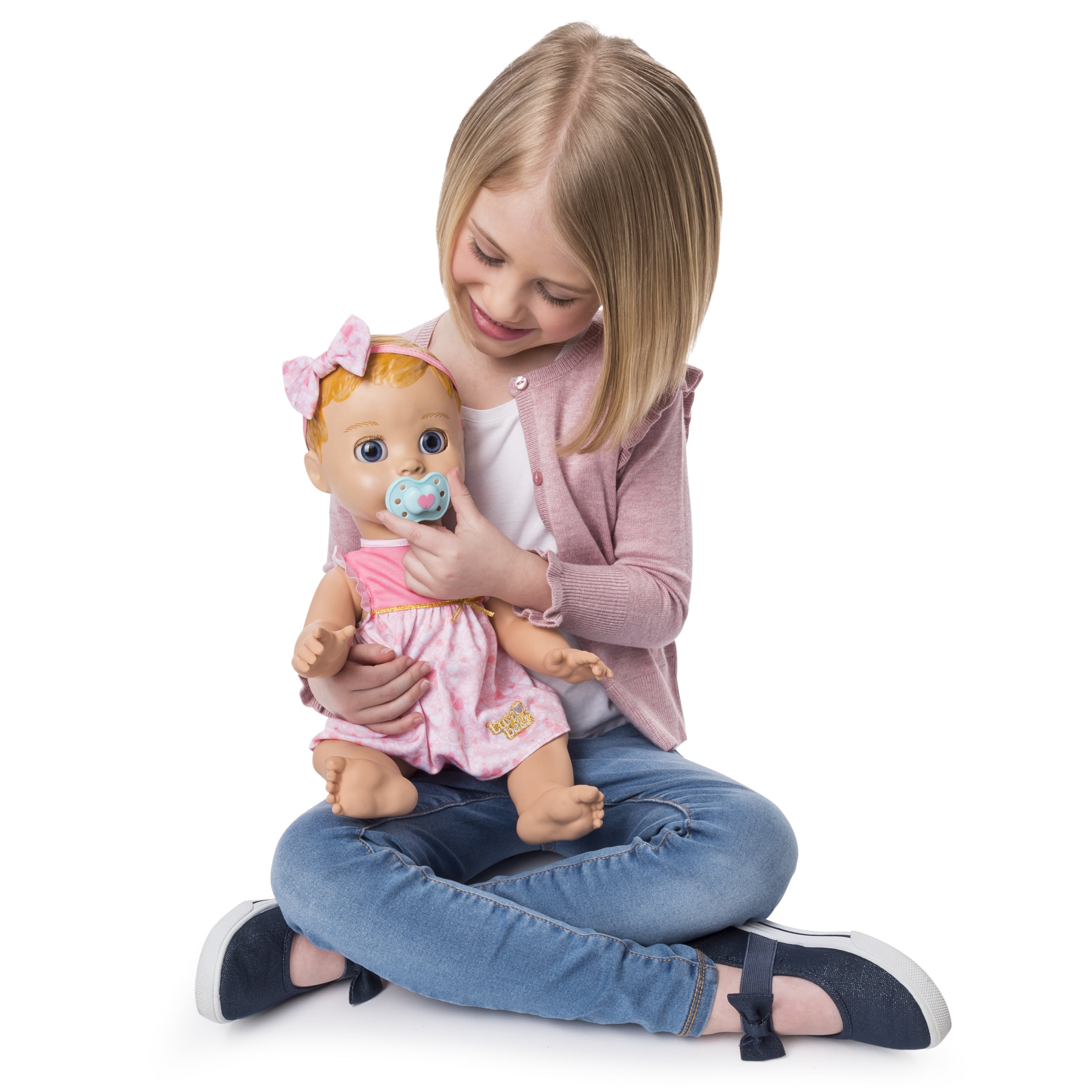 luvabella blonde hair interactive baby doll with expressions & movement ages 3