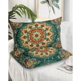 thumbnail image 2 of Boho Flower Pillow Covers King Size 2 Pack, Yellow Green Bohemian Colorful Medallion Soft Bed Throw Pillowcases Breathable Cooling Long Lumbar Body Pillow Sham Cover for Bed Sofa 20''x36'', 2 of 7