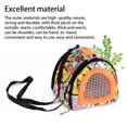 thumbnail image 2 of Pet Carrier Outdoor Shopping Sponge Animal Carrying Shopping Winter Warm Bag Plush Warm Cold Weather Shoulder Pack with Window Adjustable Strap Type 2, 2 of 9