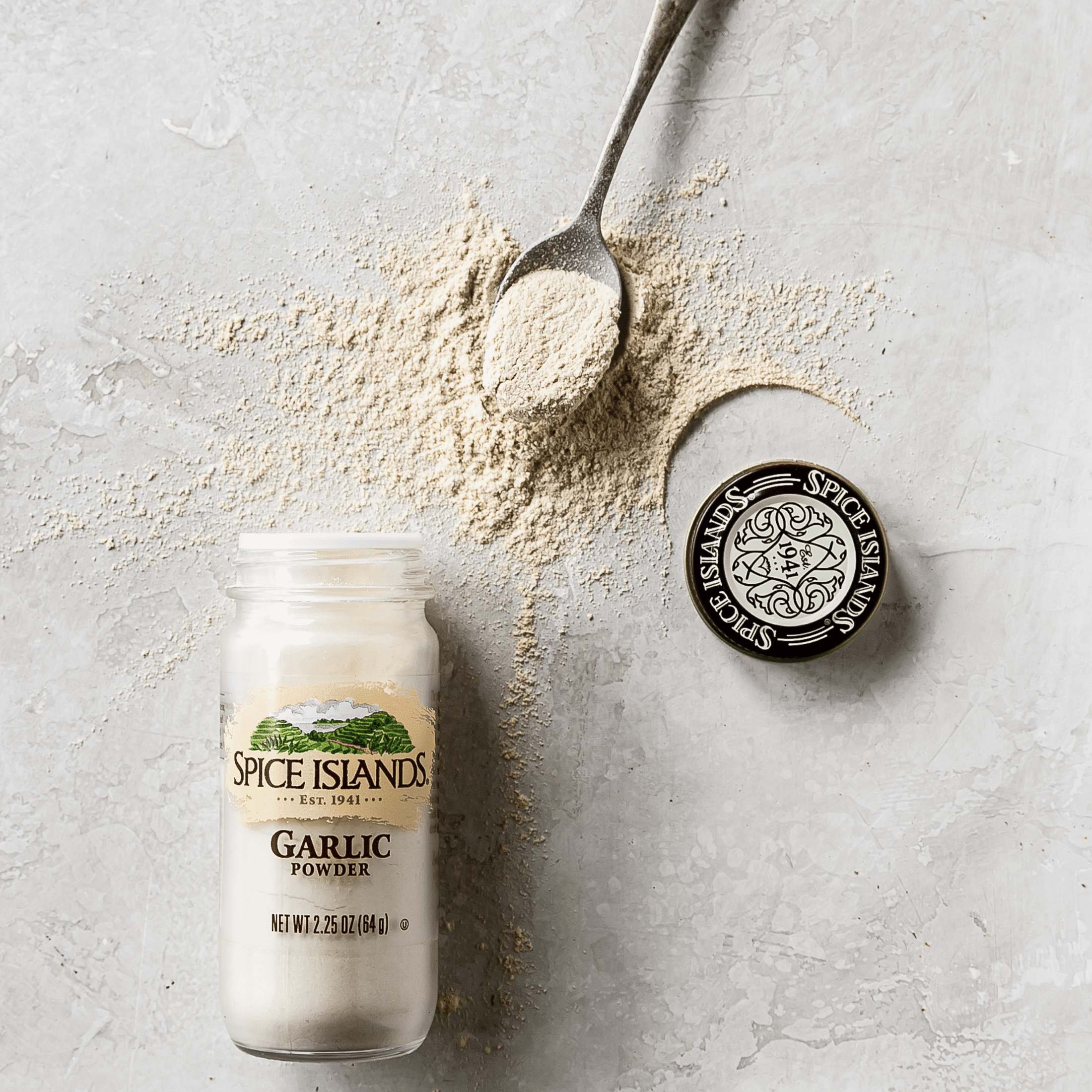 (3 pack) Spice Islands Garlic Powder, Kosher, 2.25 oz